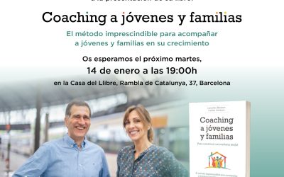 Presentación libro Coaching a jóvenes y familias día 14 de enero a las 19:00 H