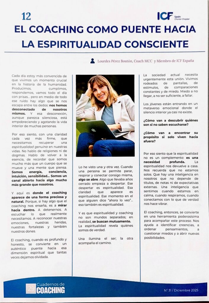 El coaching como puente hacia la espiritualidad consciente